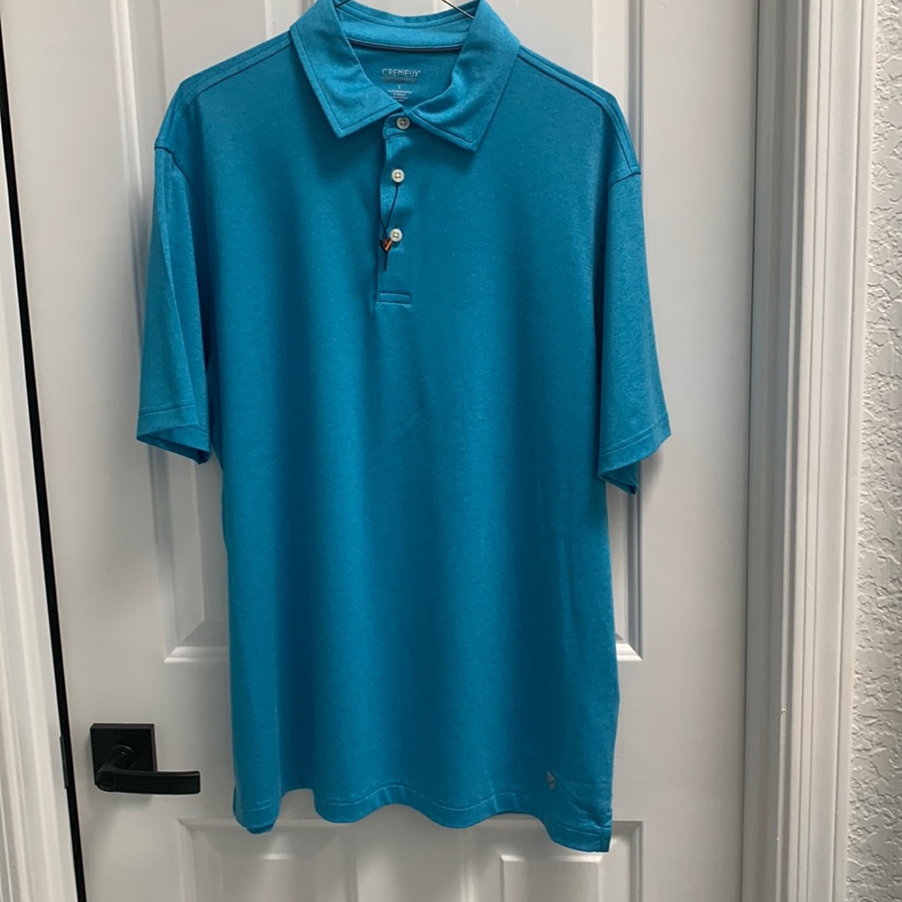 Mens short sleeved creminis performance sport shirt